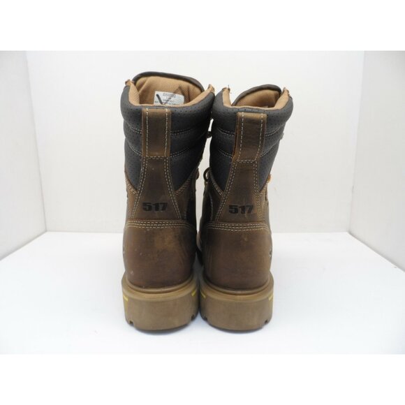 DAKOTA Mens 8'' 517 Quad Comfort Steel Toe Composite Plate Work Boot Brown 11W - Picture 4 of 8